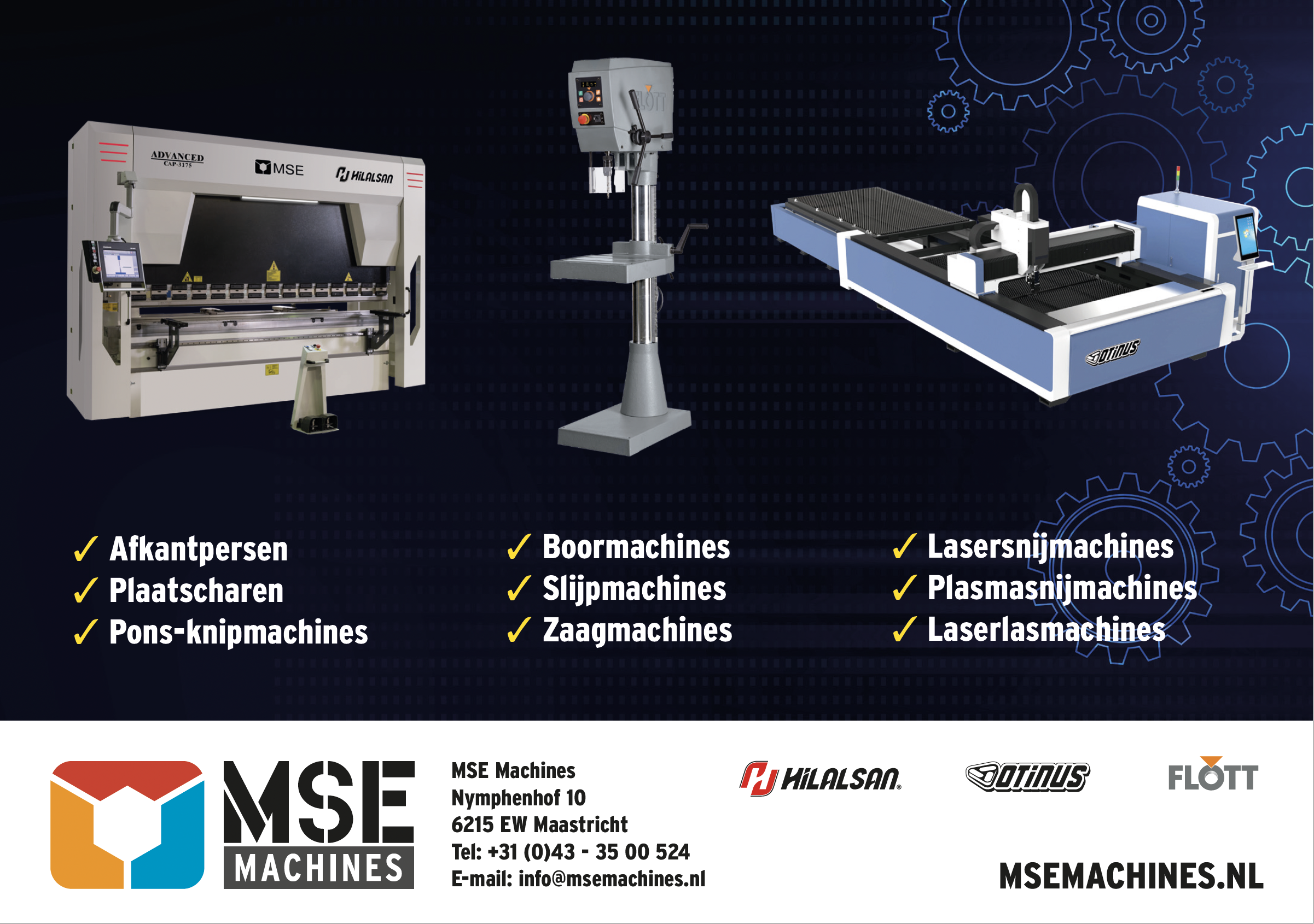 Advertentie MSE Machines B.V. 2023